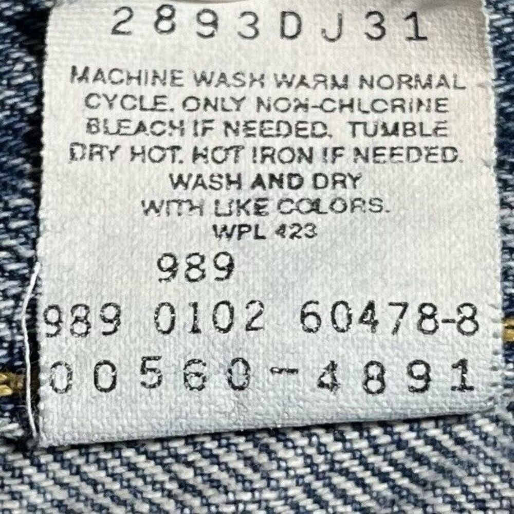 Vintage Y2K Levi’s 560 Loose Fit Tapered Leg Jeans 31x33 - Picture 5 of 9